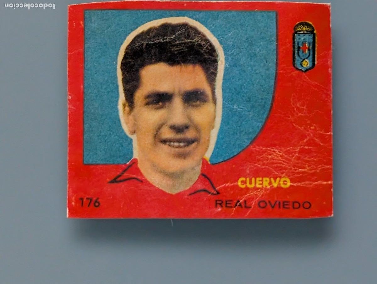 Football Stickers: RARO CROMO RAR CARD CUERVO OVIEDO 1958 1959 CAMPEONES BRUGUERA FOOTBALL FUTBOL ASTURIAS GIJON AVILES