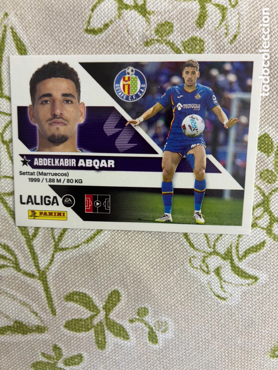 Football Stickers: Cromo Abdelkabir Abqar (Getafe CF) N&ordm; 8 - Colecci&oacute;n Este LIGA 2026-27 Panini (Sin Pegar)