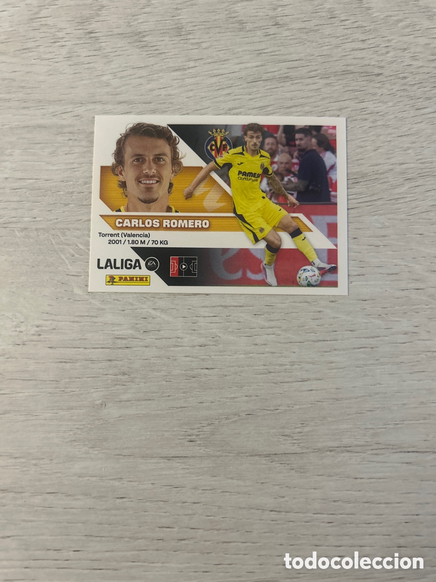 Cromos de Futebol: Carlos Romero 4 &Uacute;ltimos Fichajes Villarreal Segunda 2 Edici&oacute;n Liga Este 2026/27 26-27 Panini