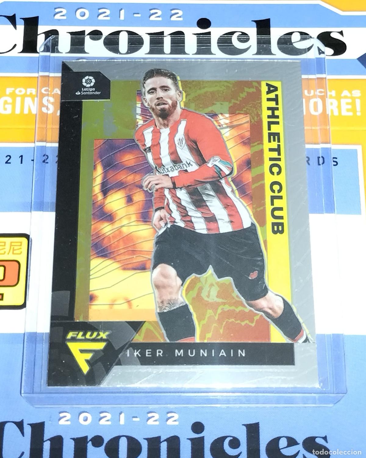 Figurine di Calcio: N&ordm; 270 IKER MUNIAIN ATHLETIC CLUB BILBAO CARD CHRONICLES FLUX LA LIGA SOCCER 2021 2022 21 22 PANINI
