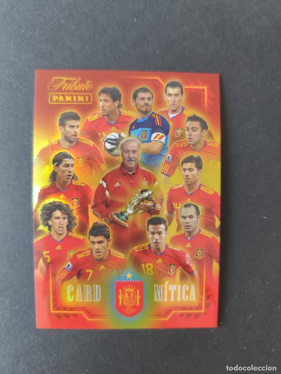 Figurine di Calcio: CM CARD M&Iacute;TICA TRIBUTO SELECCI&Oacute;N ESPA&Ntilde;OLA 2010-2026 &iexcl;VAMOS CAMPEONES!