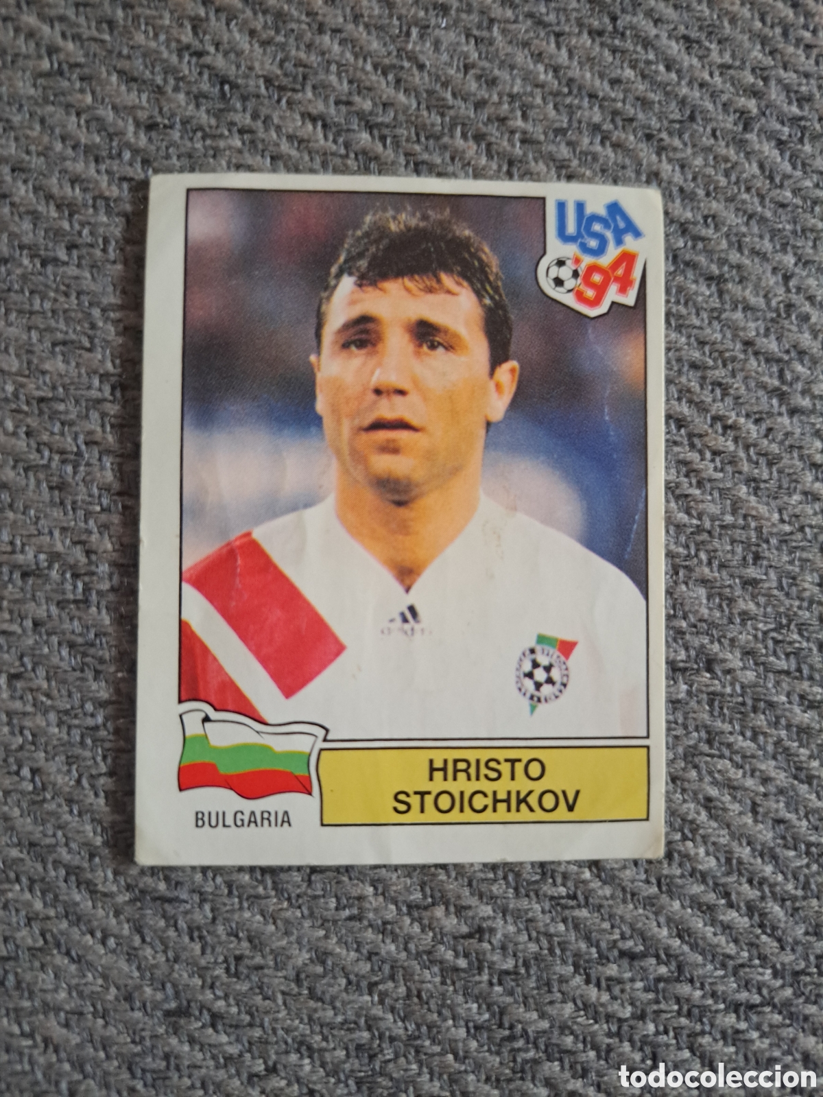 Figurine di Calcio: Stoichkov. N&deg;295. Bulgaria. Mundial USA 94 Panini. Leer descripci&oacute;n.