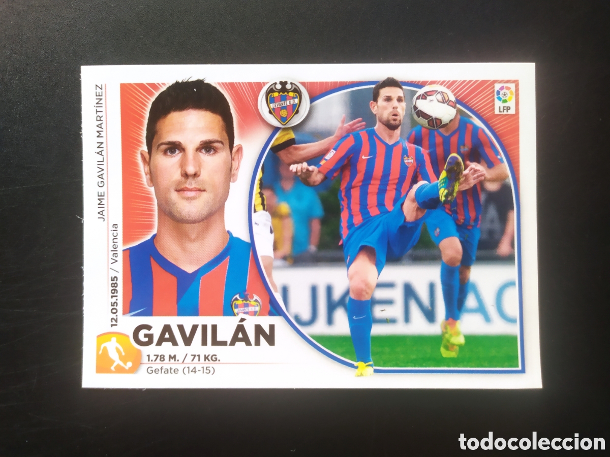Cromos de f&uacute;tbol: Liga este 2014 2015 14 15 panini Gavil&aacute;n n&deg; 12 Levante