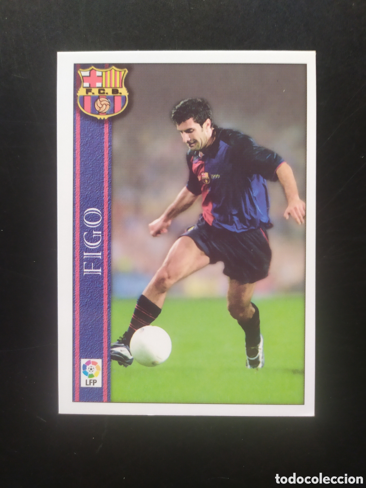 Cromos de f&uacute;tbol: Mundicromo fichas liga 2000 2001 00 01 Figo n&deg; 39 Barcelona
