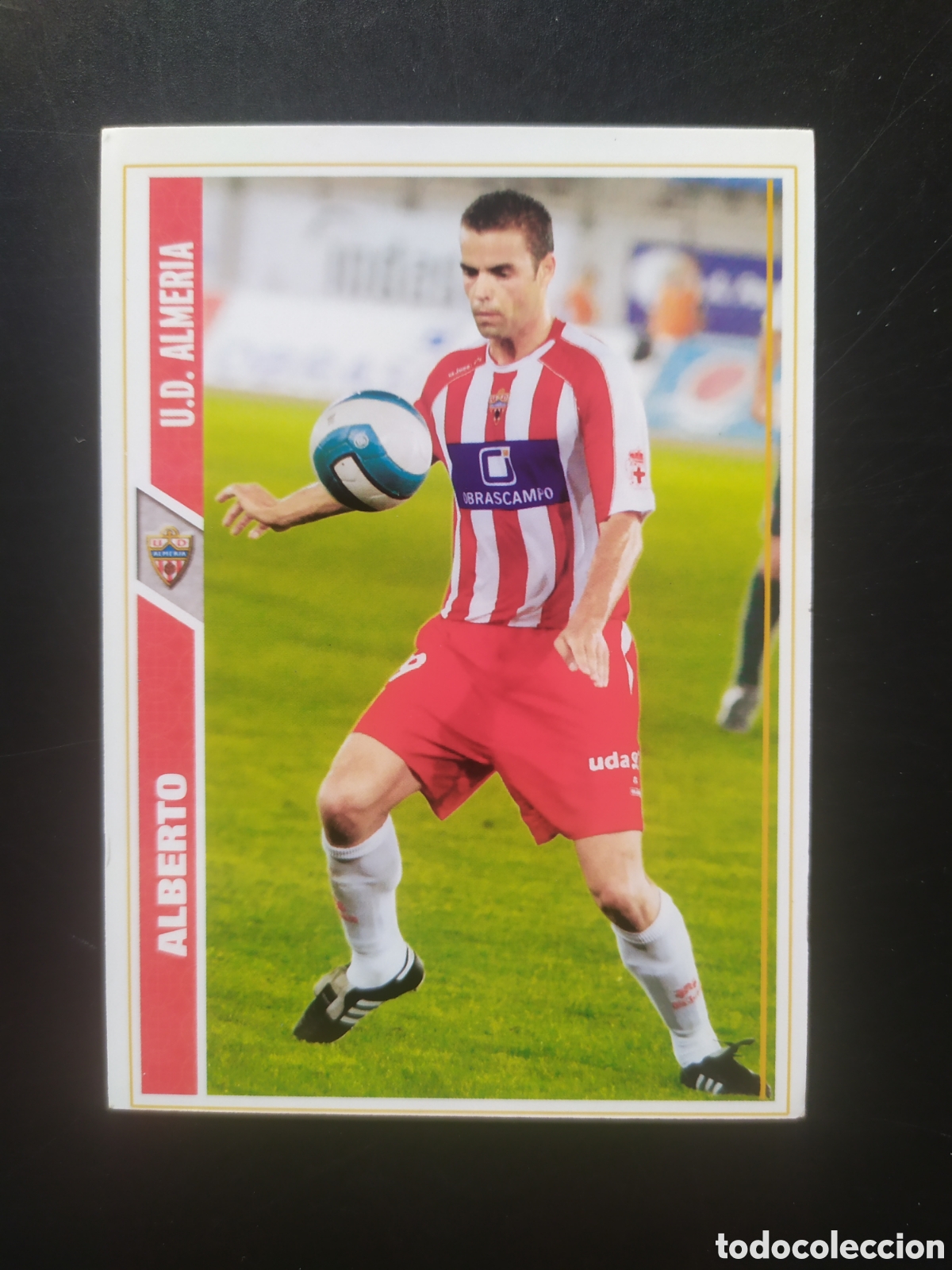 Figurine di Calcio: Mundicromo fichas Liga 2007 2008 07 08 Alberto n&deg; 500 Almer&iacute;a