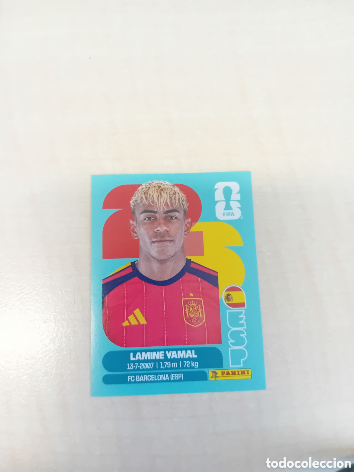 Figurine di Calcio: Lamine Yamal ESP 15 Espa&ntilde;a Spain Mundial Fifa World Cup 26 2026 Panini Nuevo