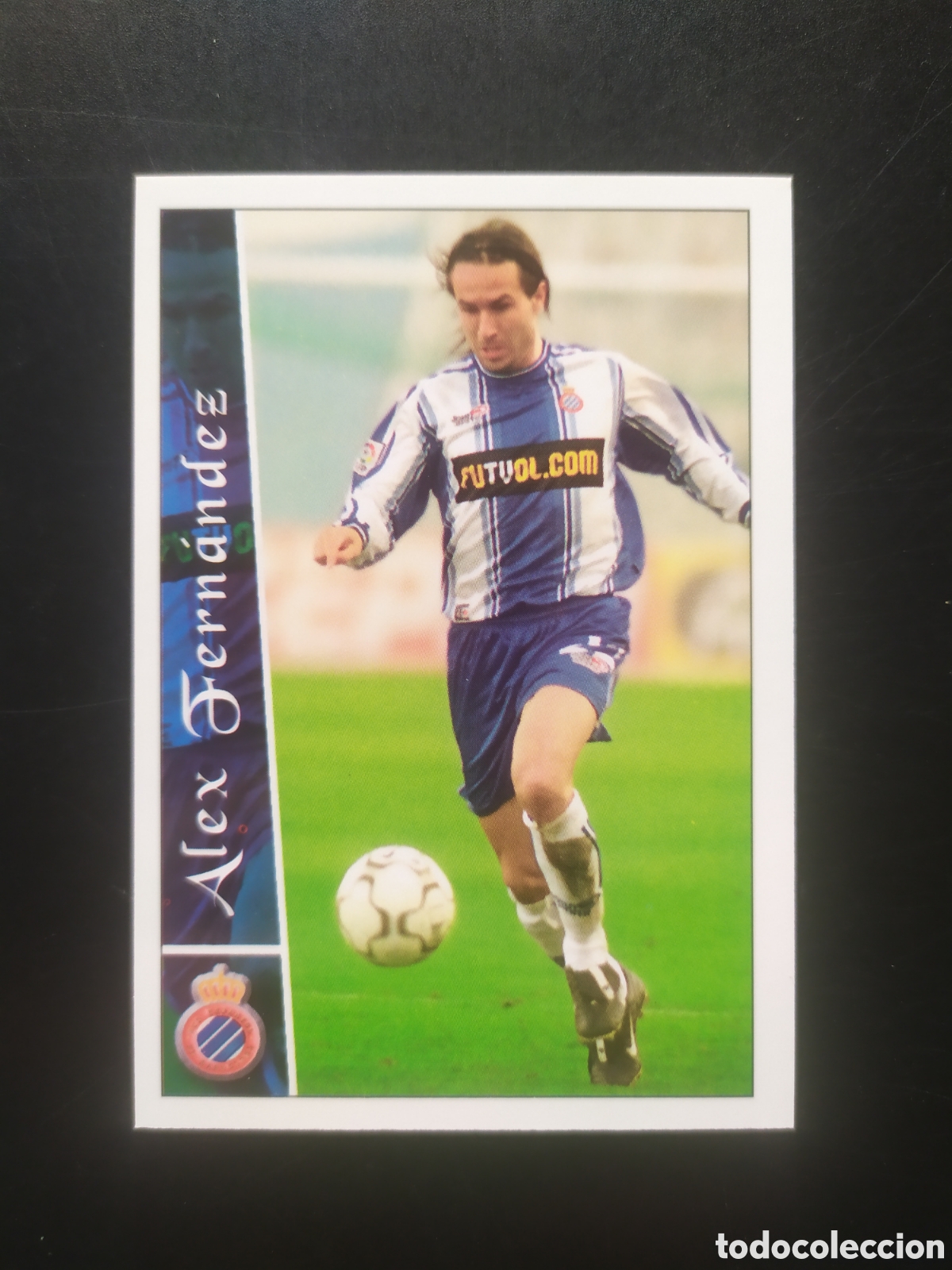 Figurine di Calcio: Mundicromo fichas Liga 2002 2003 02 03 Alex Fern&aacute;ndez n&deg; 363 Espanyol