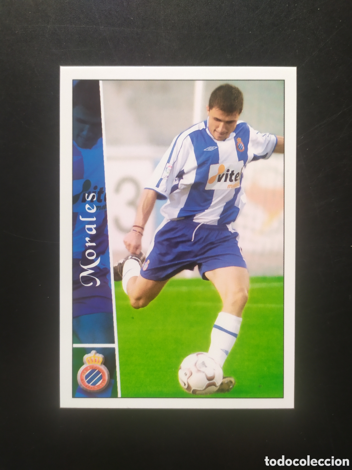 Figurine di Calcio: Mundicromo fichas Liga 2002 2003 02 03 Morales n&deg; 369 Espanyol