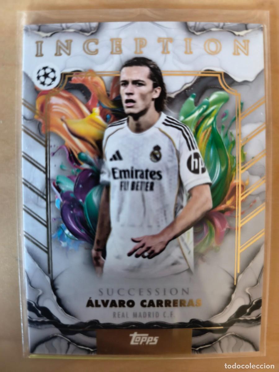 Cromos de Futebol: &Aacute;lvaro Carreras Topps inception Real Madrid