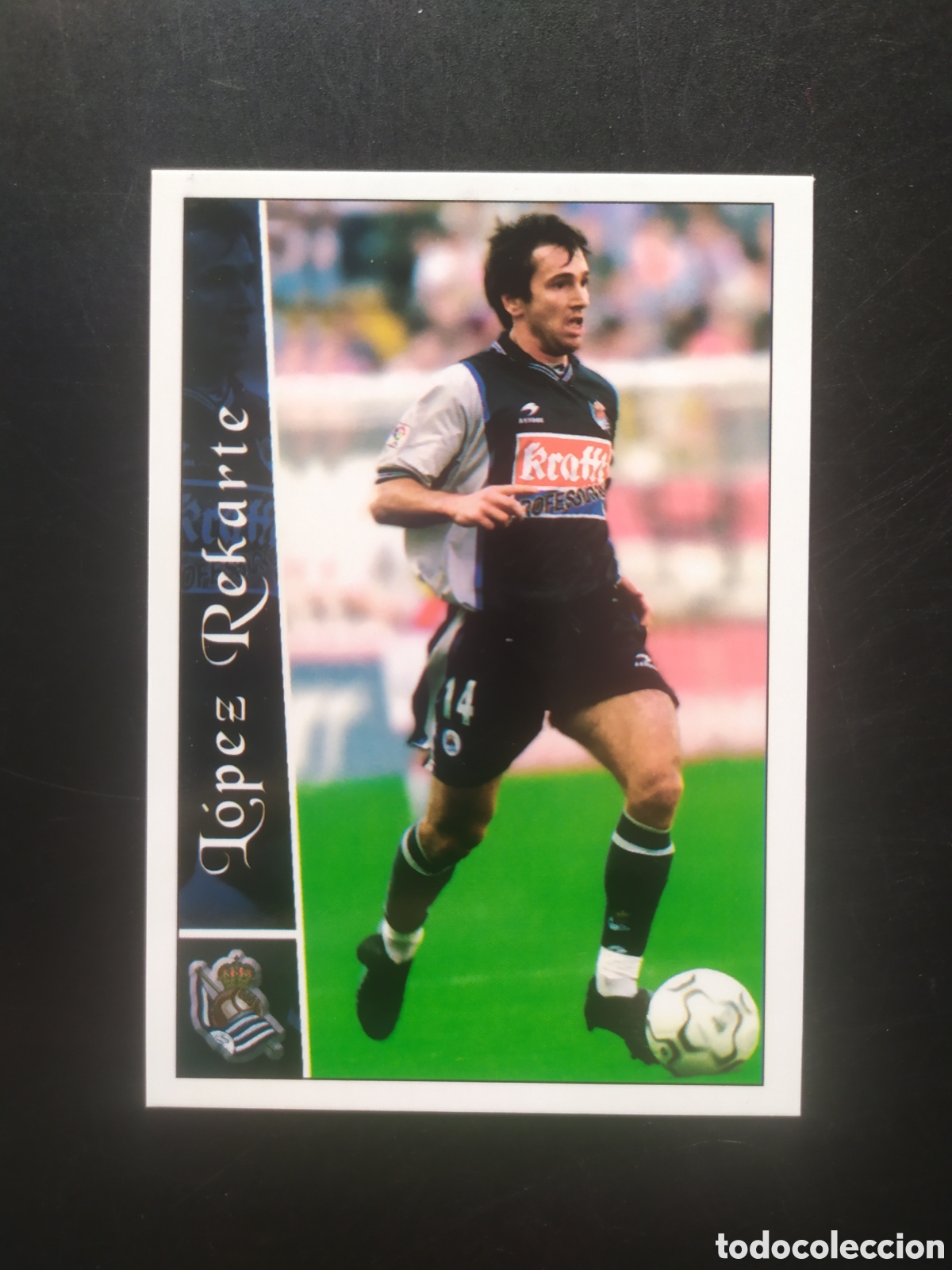 Figurine di Calcio: Mundicromo fichas Liga 2002 2003 02 03 L&oacute;pez Rekarte n&deg; 330 Real Sociedad