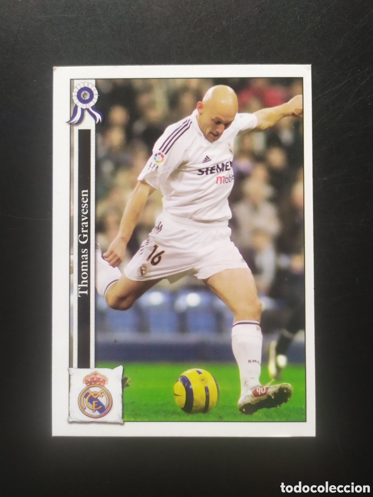 Cartes &agrave; collectionner de Football: Mundicromo fichas Liga 2005 2006 05 06 Gravesen n&deg; 43 Real Madrid