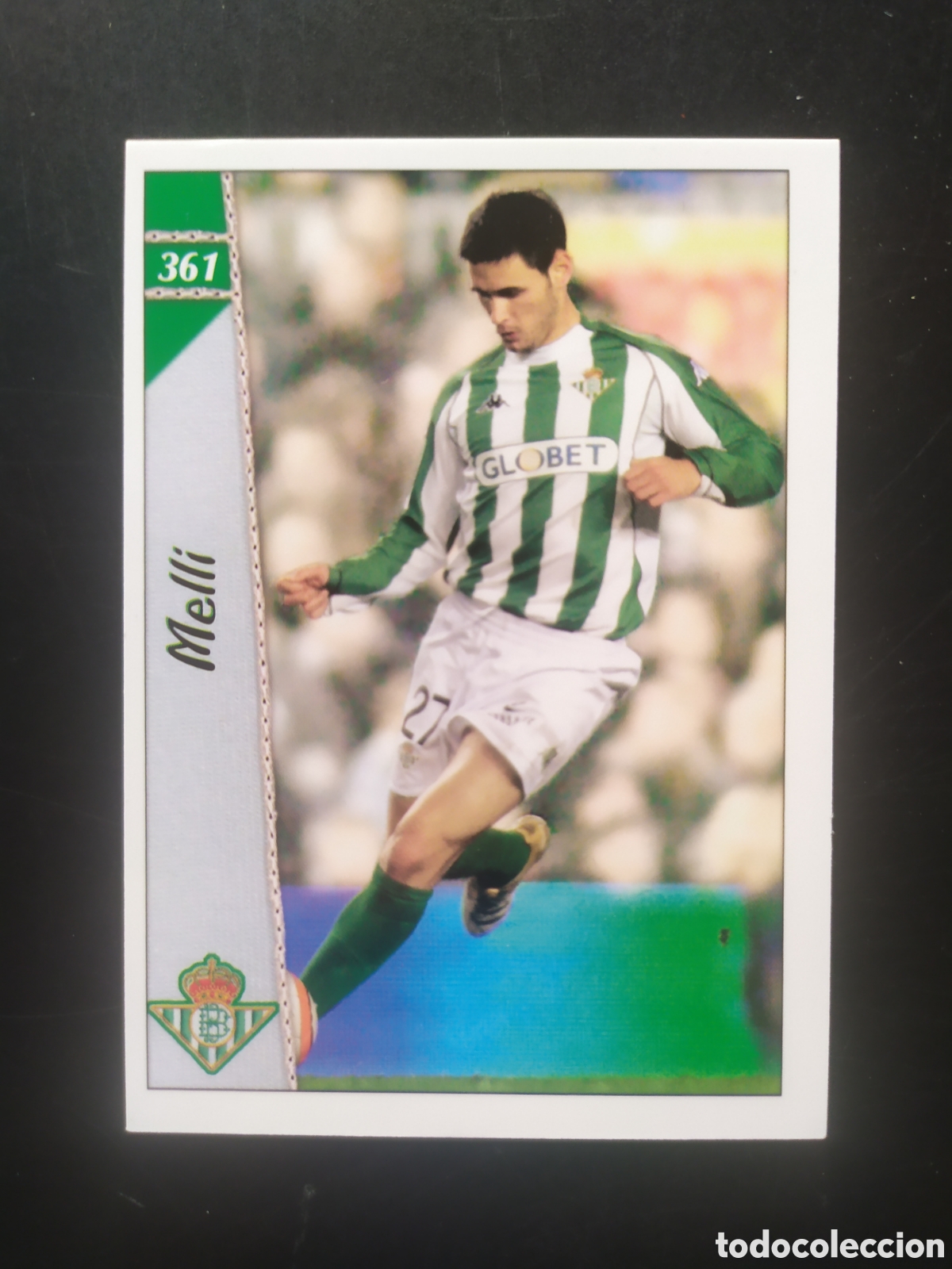 Cartes &agrave; collectionner de Football: Mundicromo fichas Liga 2006 2007 06 07 Melli n&deg; 361 Real Betis