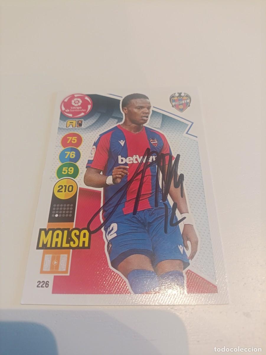 Cromos de f&uacute;tbol: Auto original de Malsa Levante