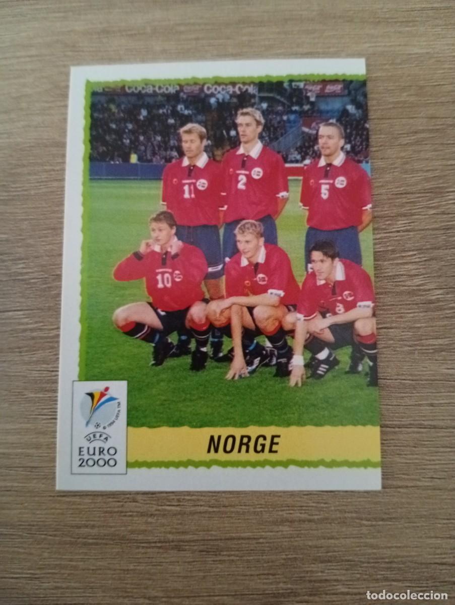 Cartes &agrave; collectionner de Football: NORUEGA 234 ALINEACI&Oacute;N EQUIPO EURO EUROCOPA 2000 00 PANINI NUNCA PEGADO SIN PEGAR
