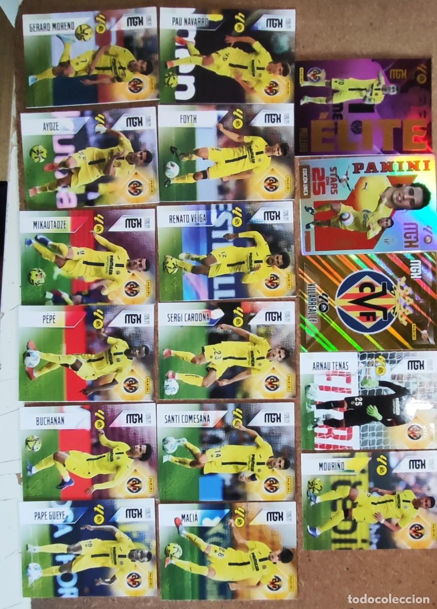 Cromos de f&uacute;tbol: MEGACRACKS 26/27 LOTE DE 17 CARTAS DEL VILLARREAL CON CAZORLA Y ESPECIAL # PANINI 26/27