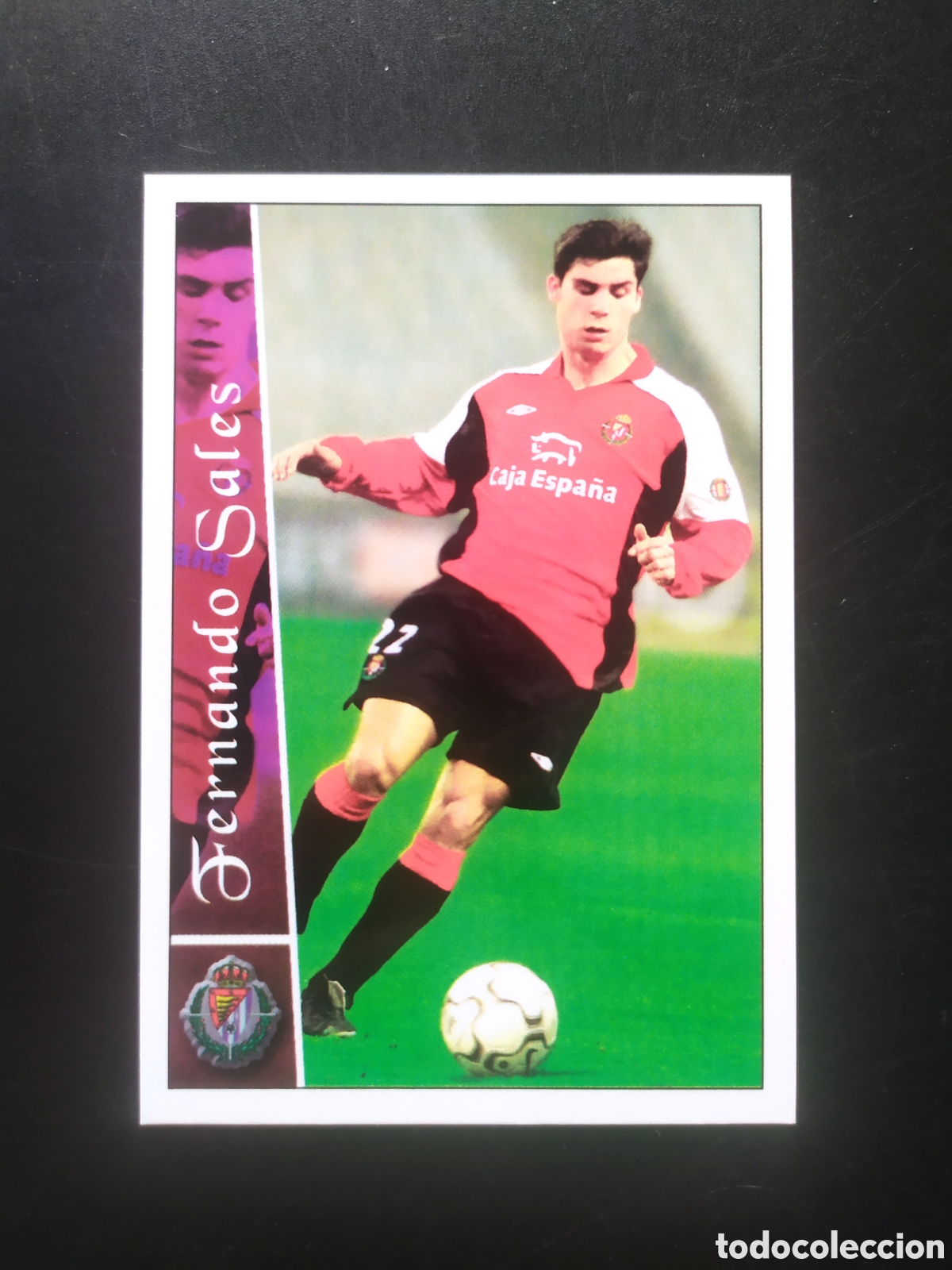 Cromos de f&uacute;tbol: Mundicromo fichas Liga 2002 2003 02 03 Fernando Sales n&deg; 315 Valladolid