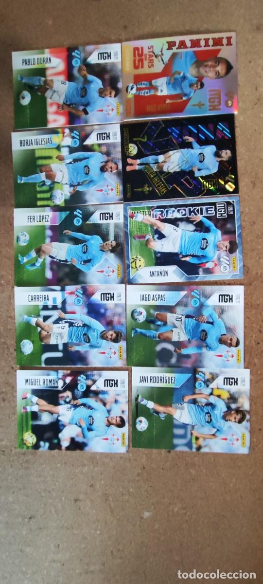 Cromos de f&uacute;tbol: MEGACRACKS 26/27 LOTE DE 10 CARTAS DEL CELTA DE VIGO CON ESPECIALES # PANINI 26/27