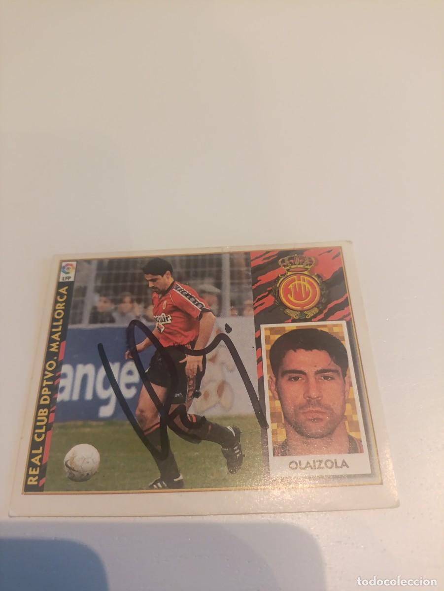 Cromos de f&uacute;tbol: Auto original de Olaizola Mallorca