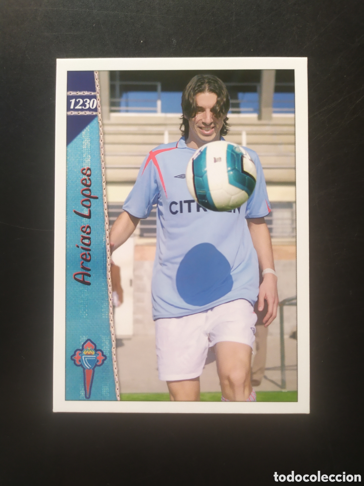 Cromos de f&uacute;tbol: Mundicromo fichas Liga 2006 2007 06 07 Areias Lopes n&deg; 1230 Celta Vigo