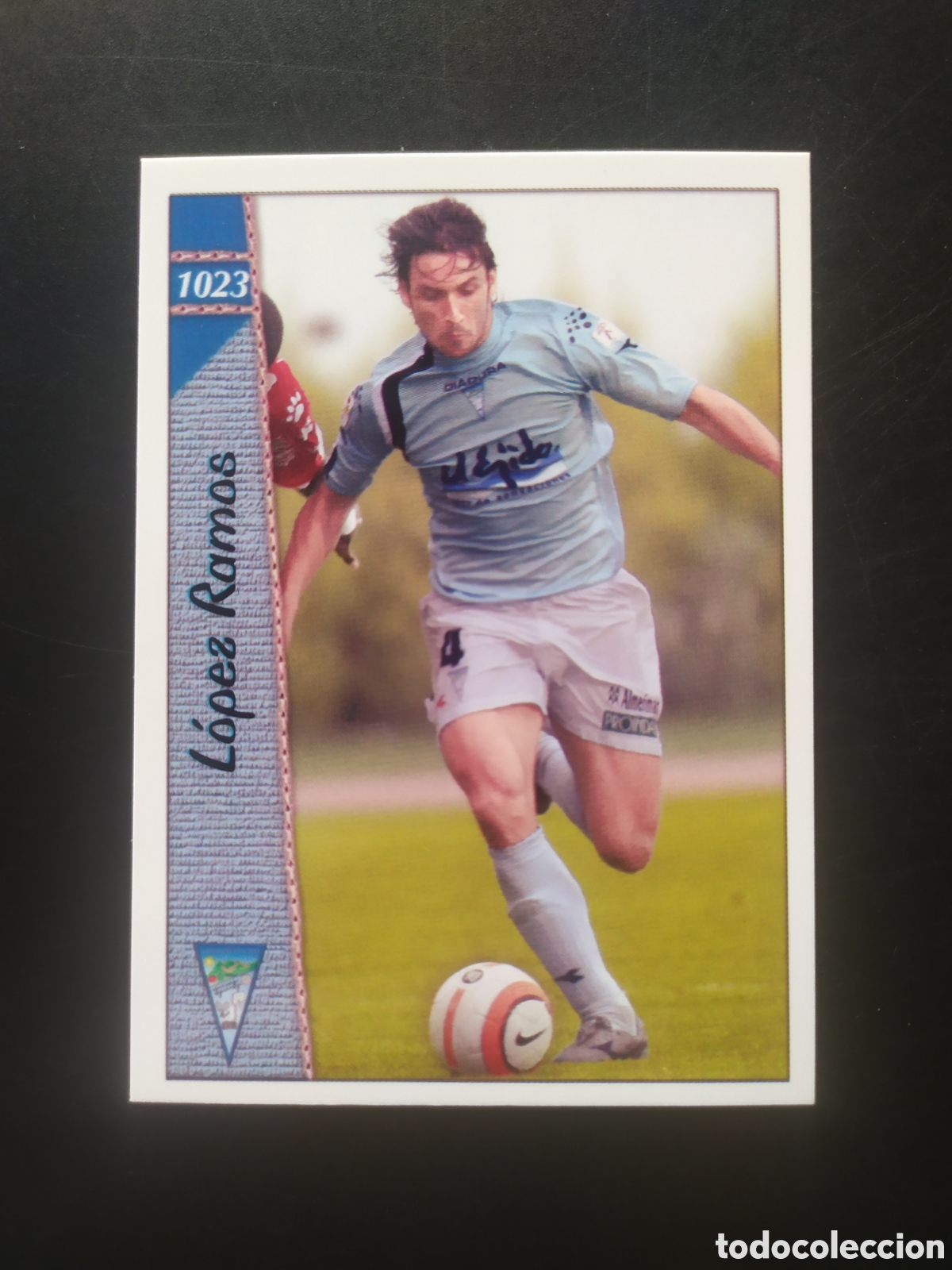 Cromos de f&uacute;tbol: Mundicromo fichas Liga 2006 2007 06 07 L&oacute;pez Ramos n&deg; 1023 Poli Ejido