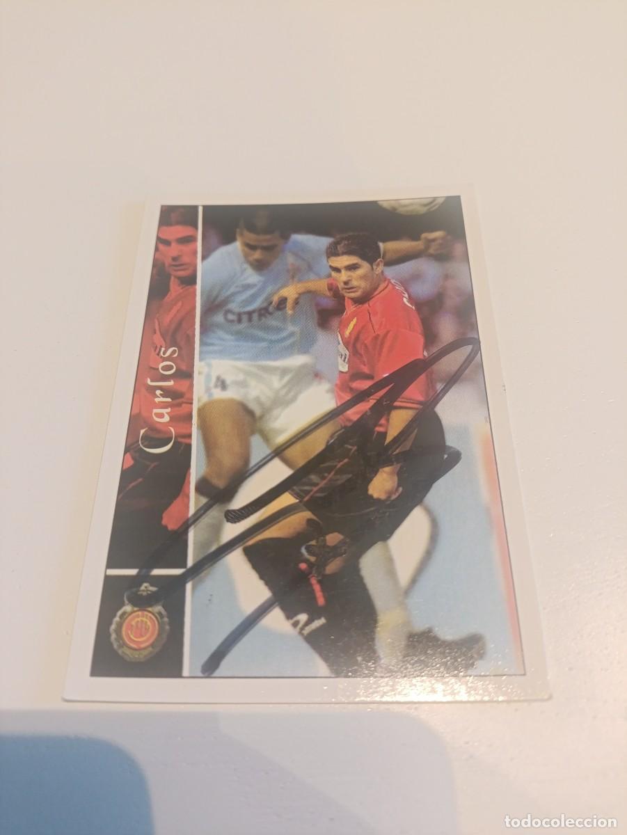 Cromos de f&uacute;tbol: Auto original de Carlos Mallorca