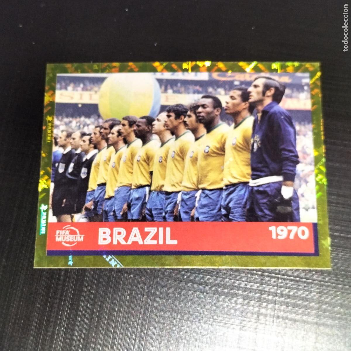 Cromos de f&uacute;tbol: FWC 23 SELECCION EQUIPO BRASIL CAMPEON 1970 CROMO STICKER MUNDIAL QTAR 22 2022 FIFA WORLD CUP PANINI