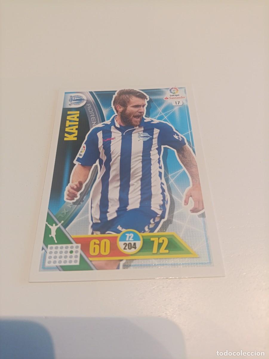 Cromos de f&uacute;tbol: Adrenalyn 2016/17 Katai Alaves