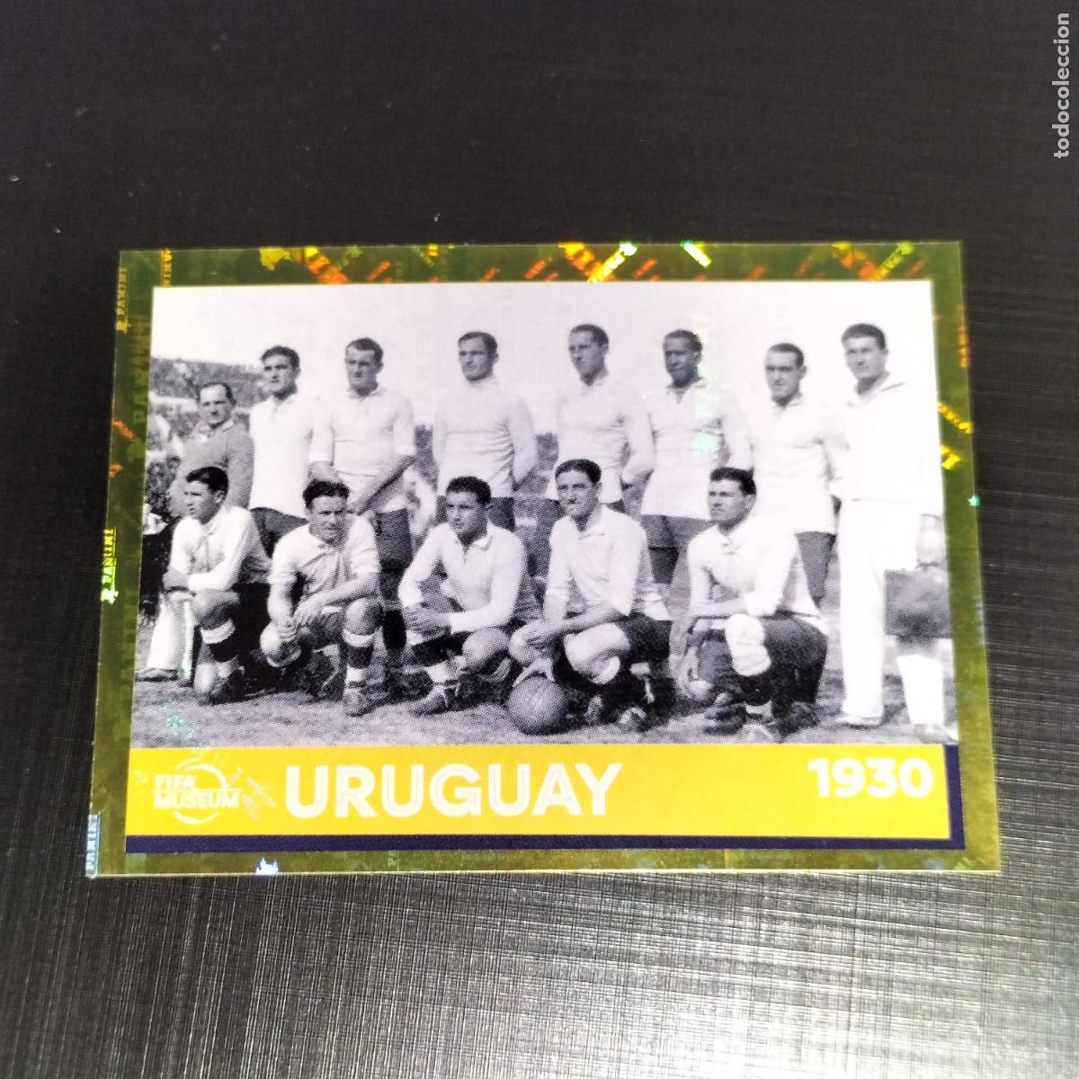 Cromos de f&uacute;tbol: FWC 19 SELECCION EQUIPO URUGUAY CAMPEON 1938 STICKER MUNDIAL QTAR 22 2022 FIFA WORLD CUP PANINI