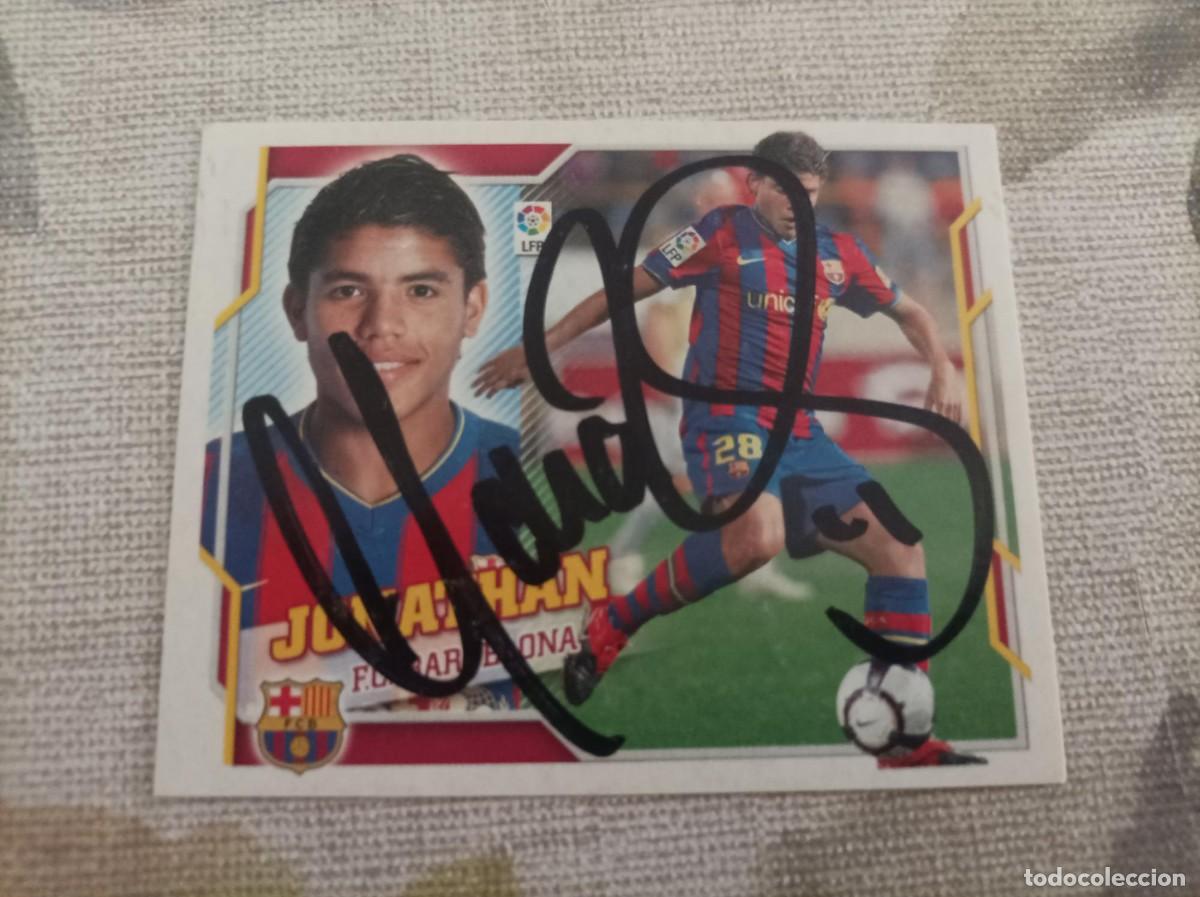 Cromos de f&uacute;tbol: Cromo firmado Jonathan Do Santos
