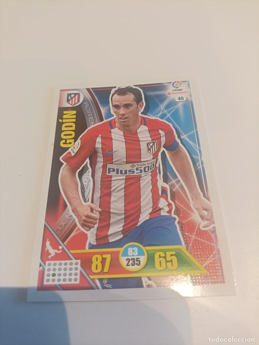 Cromos de f&uacute;tbol: Adrenalyn 16/17 Godin Atl&eacute;tico de Madrid