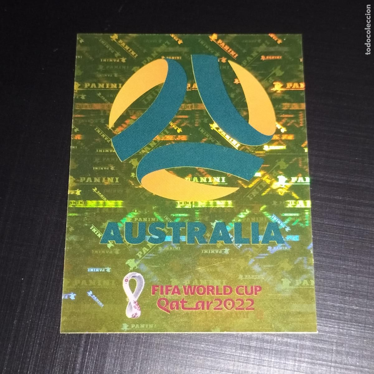 Figurine di Calcio: AUS 2 ESCUDO LOGO AUSTRALIA CROMOS STICKER MUNDIAL QTAR 22 2022 FIFA WORLD CUP PANINI
