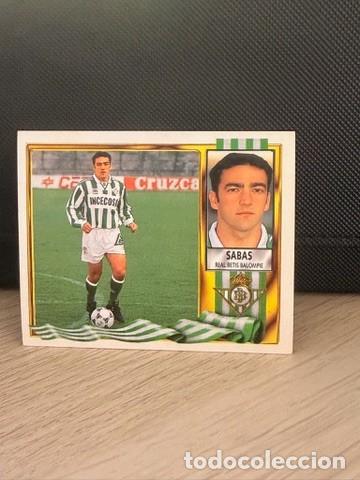 Cromos de f&uacute;tbol: LIGA 95 96 - Ediciones Este - Sabas - Betis