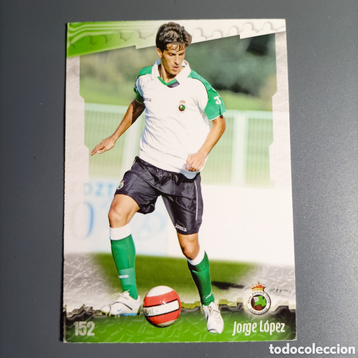 Cromos de f&uacute;tbol: MUNDICROMO FICHAS LIGA 2008 2009 / 08 09 - (RACING) №152 JORGE L&Oacute;PEZ