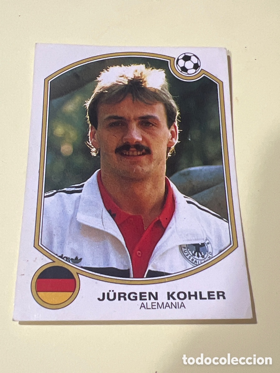 Cartes &agrave; collectionner de Football: C6521. 198 JURGEN KOHLER ALEMANIA PANINI 1992 1993 CROMO FUTBOL 92 93 LIGA - SIN PEGAR