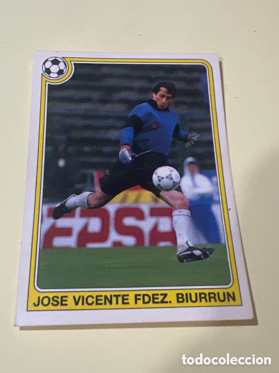 Cartes &agrave; collectionner de Football: C6550. 43 BIURRUN ESPANYOL FUTBOL 92 93 LIGA PANINI NUNCA PEGADO SIN DESPEGAR