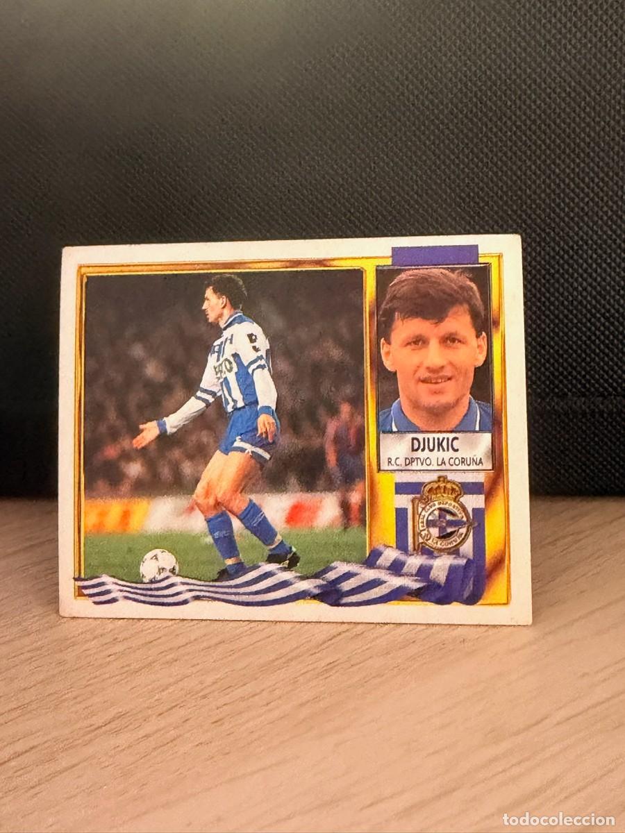 Football Stickers: LIGA 95 96 - Ediciones Este - Djukic - Deportivo de la Coru&ntilde;a