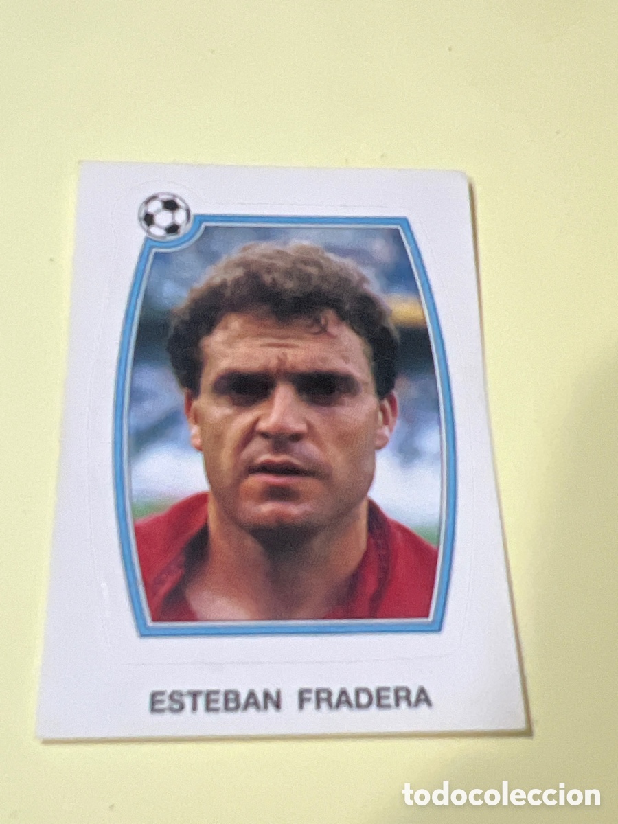 Football Stickers: C6625. 85 ESTEBAN FRADERA MALLORCA FUTBOL 92 93 LIGA PANINI NUNCA PEGADO SIN DESPEGAR