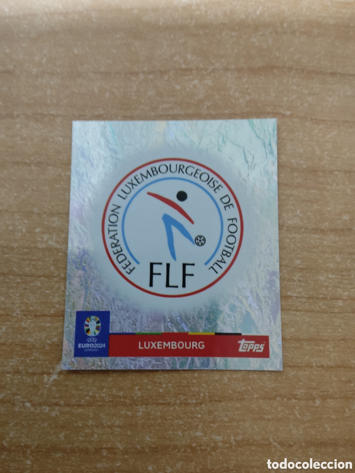 Cromos de f&uacute;tbol: 1 ESCUDO LUXEMBURGO EURO 2024 TOPPS