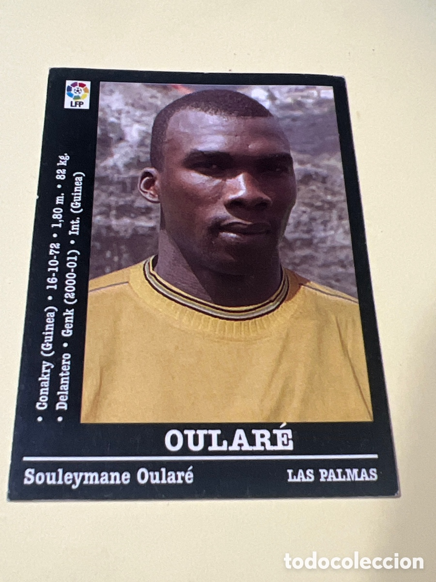 Cromos de f&uacute;tbol: C6629. 304A 304 A OULARE COLOCA LAS PALMAS ESTAMPA CROMO STICKER F&Uacute;TBOL LIGA PANINI 2000-2001 00-01