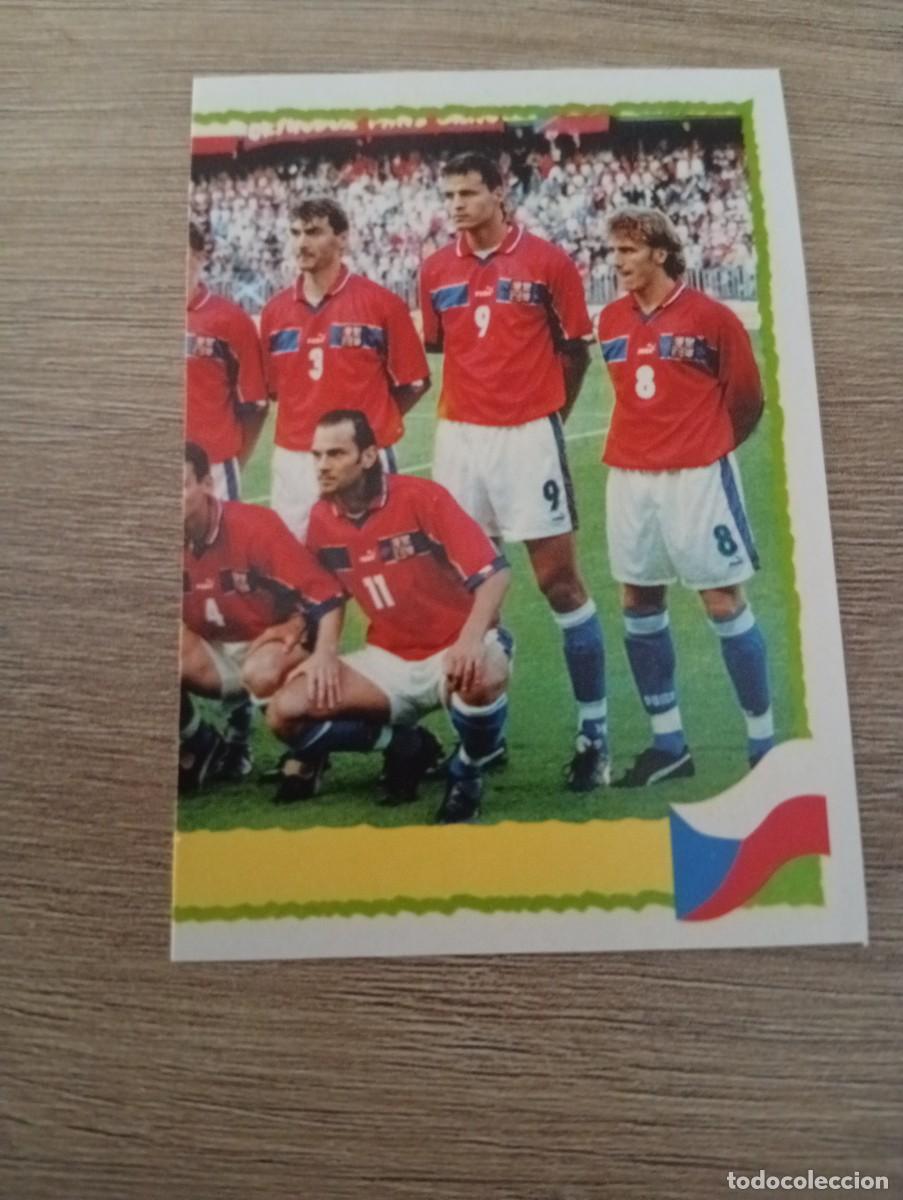 Cromos de f&uacute;tbol: ALINEACION 296 REPUBLICA CHECA EURO EUROCOPA 2000 00 PANINI NUNCA PEGADO SIN PEGAR
