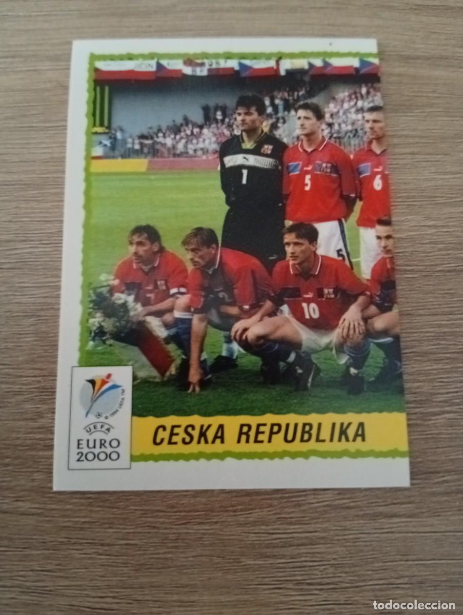 Cartes &agrave; collectionner de Football: ALINEACION 295 REPUBLICA CHECA EURO EUROCOPA 2000 00 PANINI NUNCA PEGADO SIN PEGAR