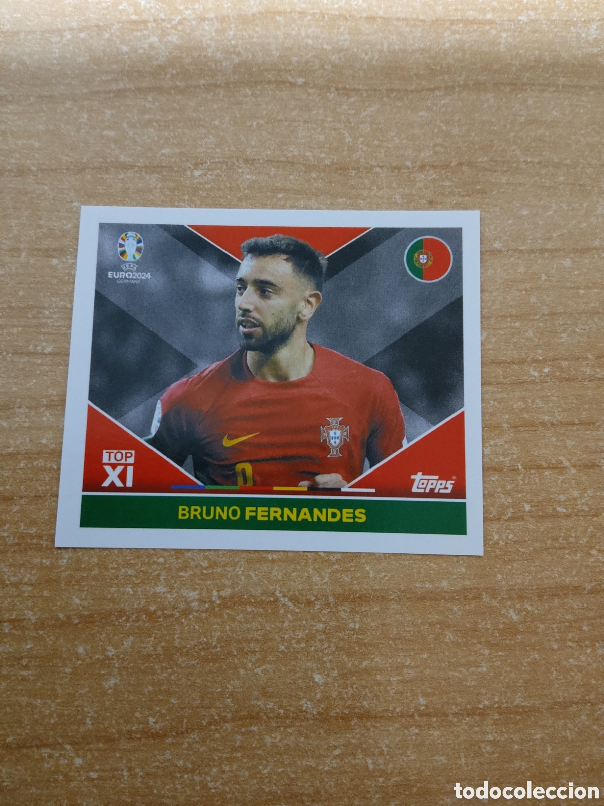 Cartes &agrave; collectionner de Football: TOP1 BRUNO FERNANDES TOP XI PORTUGAL EURO 2024 TOPPS