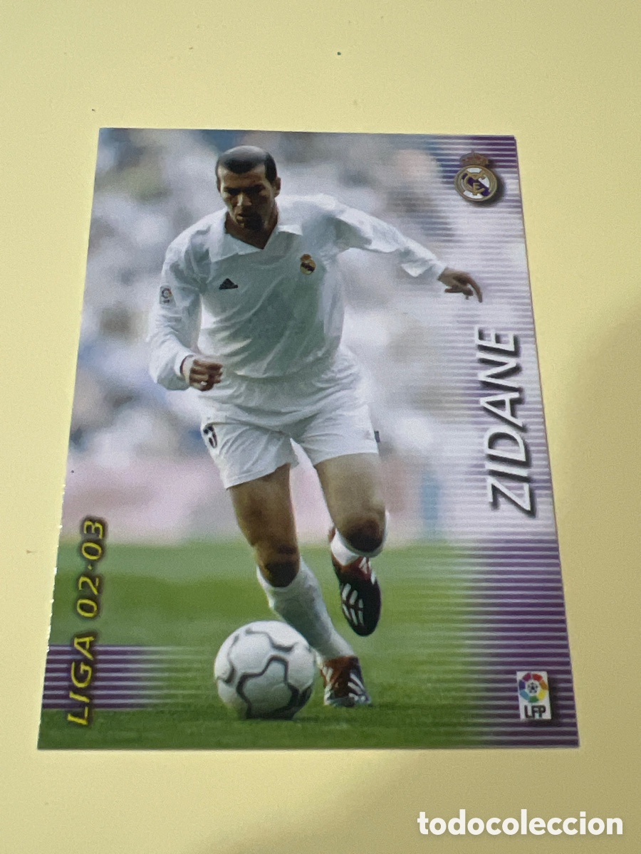 Cartes &agrave; collectionner de Football: C6644. ZIDANE 158 (REAL MADRID) PANINI MEGAFICHAS MEGACRAKS 2002-2003 CROMO CARTA