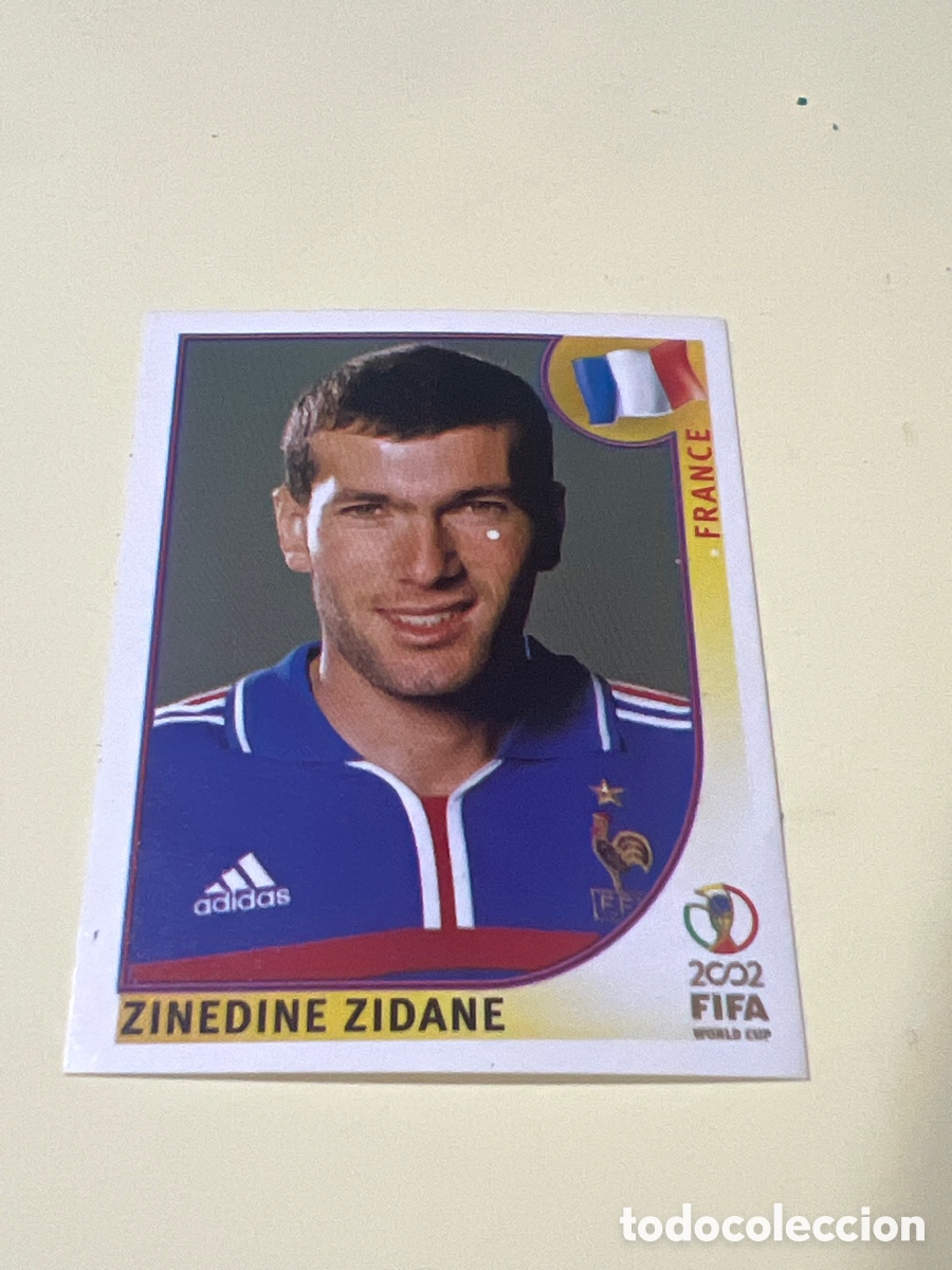 Cromos de f&uacute;tbol: C6654. Zidane World Cup Korea Jap&oacute;n 2002 N&deg;38 Francia