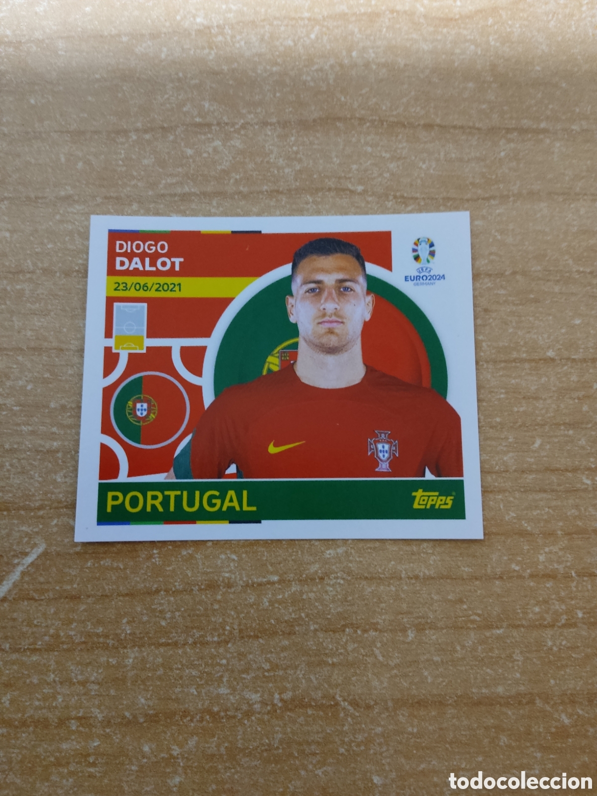 Cromos de f&uacute;tbol: 9 DALOT PORTUGAL EURO 2024 TOPPS