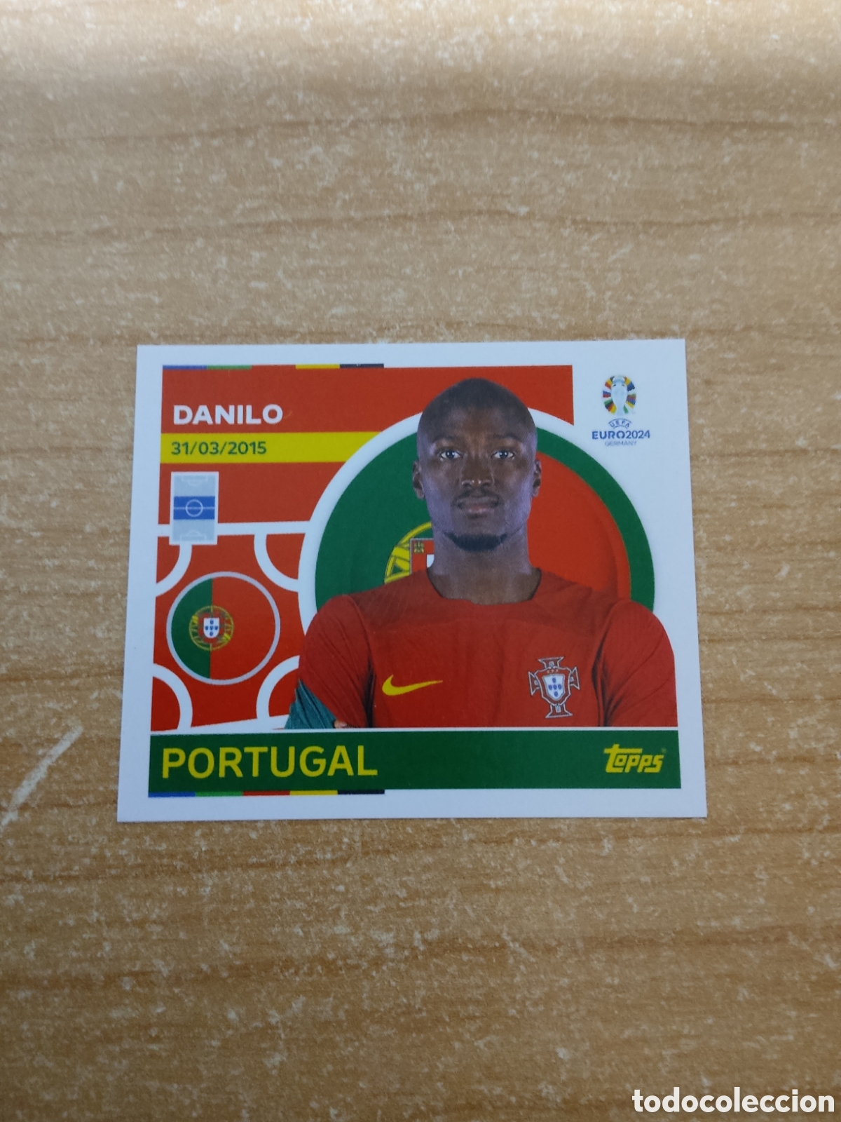 Cromos de f&uacute;tbol: 13 DANILO PORTUGAL EURO 2024 TOPPS