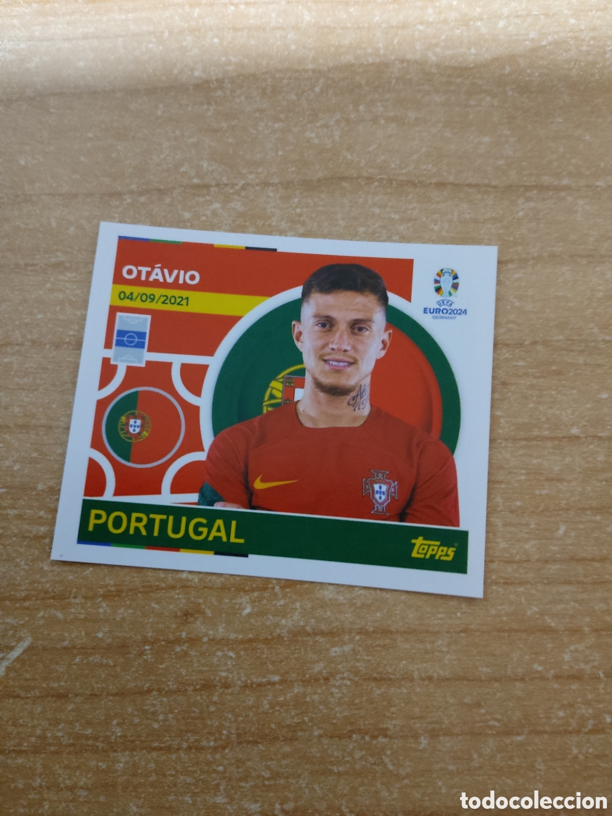 Cromos de f&uacute;tbol: 14 OTAVIO PORTUGAL EURO 2024 TOPPS