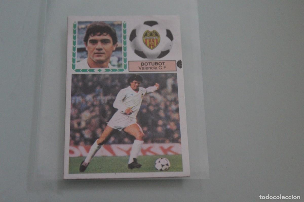 Cromos de f&uacute;tbol: ESTE 83 84 BOTUBOT ERROR RECUPERADO DE &Aacute;LBUM