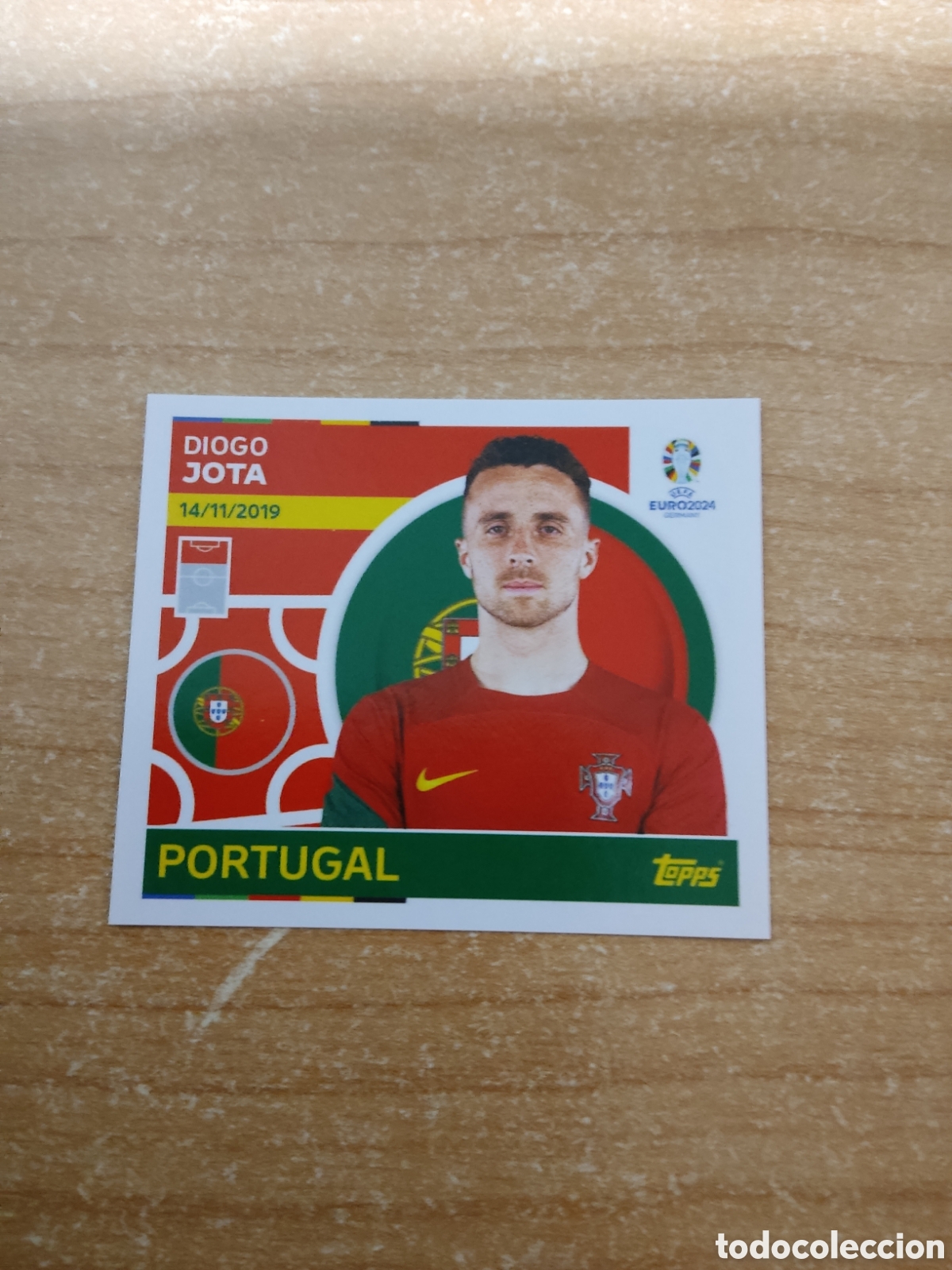 Cromos de f&uacute;tbol: 20 DIOGO JOTA PORTUGAL EURO 2024 TOPPS