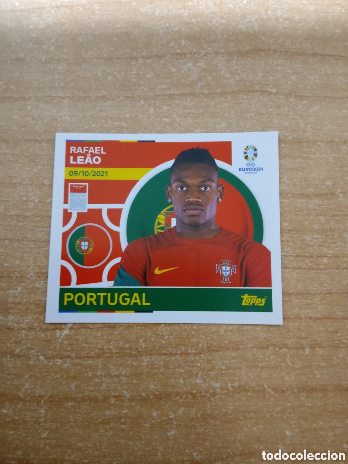 Cromos de f&uacute;tbol: 21 LEAO PORTUGAL EURO 2024 TOPPS